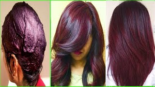 How To Colour Your Hair Naturally At Home  100  Natural Burgundy Colour With Henna  PRIYA MALIK [upl. by Milurd18]