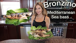 How to Make The Best Branzino Mediterranean Sea Bass Quick and Easy [upl. by Nirek]