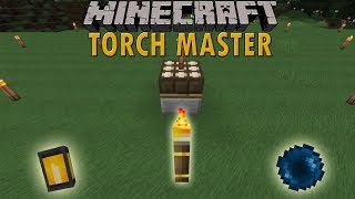 TORCH MASTER MOD  NUEVAS Y MEJORES ANTORCHAS  MINECRAFT 1122 [upl. by Nahamas]