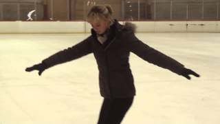 USFSA Basic Skills 3C  Moving twofoot turn [upl. by Etnuahc627]