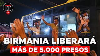 Birmania liberará a más de 5000 manifestantes presos desde el golpe de Estado  El Espectador [upl. by Jory]