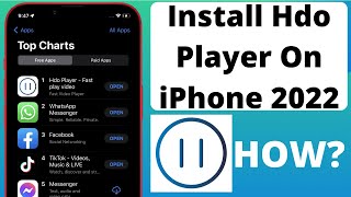 How to Install Hdo Player On iPhone Is Hdo Player is Available For Install Hdo Player Real Video [upl. by Lord191]