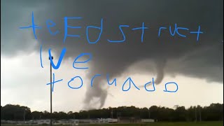 The cullman arab tornado the destructive tornado ￼￼ [upl. by Hobart]