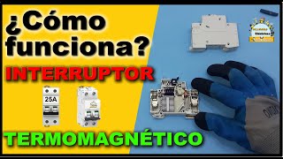 ¿Cómo funciona un interruptor TERMOMAGNETICO [upl. by Oicanata]