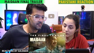 Pakistani Couple Reacts To Maidaan Final Trailer  Ajay Devgn  Priyamani [upl. by Anyg565]