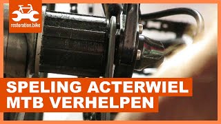 Speling achterwiel MTB verhelpen [upl. by Kant]