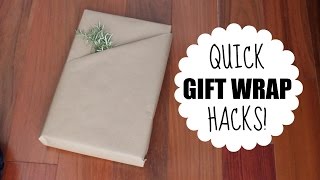 Quick Gift Wrap Hacks [upl. by Teddman]