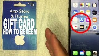 ✅ How To Redeem iTunes App Store Gift Card 🔴 [upl. by Yhpos]