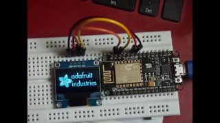 Setup NodeMCU ESP8266 to display on 128x64 I2C OLED [upl. by Weathers]