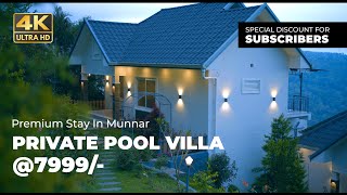 Private Pool Villa  Munnar  Planets View Resort  Premium Stay  Vlog44 [upl. by Zins356]