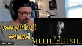 METALHEAD REACTS Billie Eilish  everything i wanted Official Music Video [upl. by Eillac]