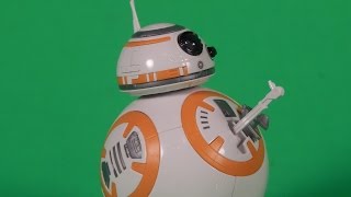 Bandai Star Wars BB8 Model Kit Build and Review The Force Awakens [upl. by Attevad209]