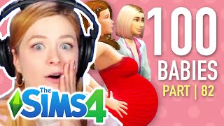 Single Girl Tries The 100 Baby Challenge In The Sims 4  Part 82 [upl. by Mulry]