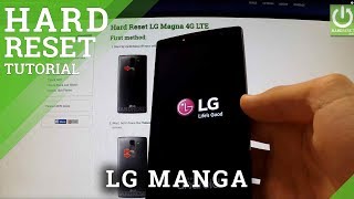 Hard Reset LG Magna  wipe data by Factory Reset [upl. by Arraeis651]