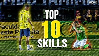 Neymar ● Top 10 Skills ● Magic Skills and Tricks ● 20162017 HD [upl. by Tenaej114]