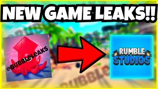 🔥RUMBLE STUDIOS NEW GAME LEAKS 👀TONS OF LEAKS  Roblox [upl. by Capello863]