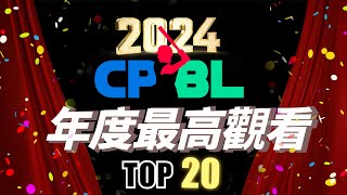 2024 中華職棒『年度觀看排行』TOP2011 [upl. by Patience]