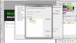 WebPlus X5  Attaching Files [upl. by Llebanna]