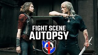 Fight Scene Autopsy Geralt vs Renfri and Blaviken [upl. by Suoivatco22]