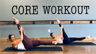 CORE WORKOUT with Brienne  Barre Workout for Abs  No equipment [upl. by Ahseat]