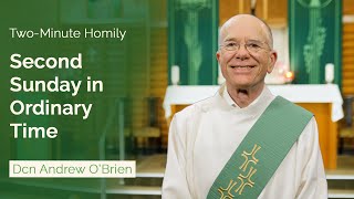 Second Sunday in Ordinary Time  TwoMinute Homily Dcn Andrew O’Brien [upl. by Genvieve]