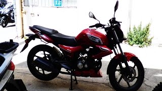 KEEWAY RKS125 Sport Model 2016 Zoom In Test Walk around Test [upl. by Kcim]