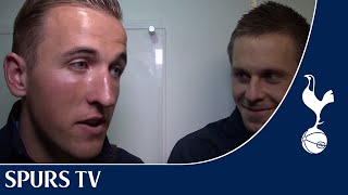 Spurs TV  Harry Kane and Gylfi Sigurdsson interview after cup win [upl. by Dachia]