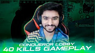 40 Kills in Conqueror Top 20 Lobby by【Bi】LoLzZzYT  PUBG Mobile Highlights [upl. by Nohsram]