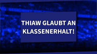 Warum Malick Thiaw überzeugt vom Schalker Klassenerhalt ist  S04 NEWS [upl. by Eizzik849]