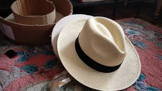 Unboxing a Montecristi Panama Hat from PanamaHatsDirectcom [upl. by Niret]