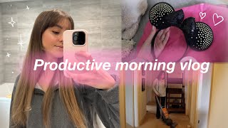 Spend a productive morning with me ☁️ Grwm amp vinted 🫧 [upl. by Eelyam668]