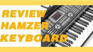 Hamzer Keyboard 61Key Review 2018 [upl. by Elletse]