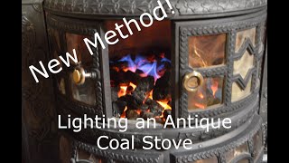 New Way to Light an Antique Coal Stove [upl. by Nader]