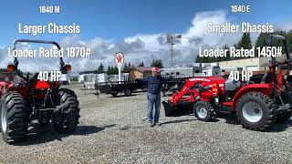 Compare Massey Ferguson 1840 E Versus 1840 M Tractors [upl. by Emilia]