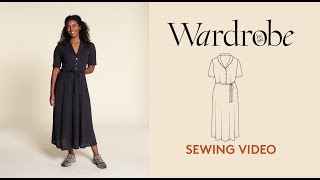 How to sew a dress Sewing Tutorial  Wardrobe By Me [upl. by Lertsek]