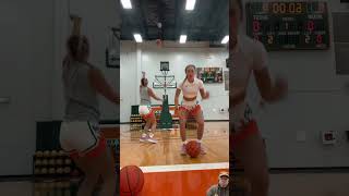 Twins shooting that 3 ball like Caitlyn Clarkbasketball trending [upl. by Ahsetra]