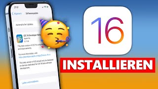 iOS 16 Beta installieren  SO EINFACH gehts [upl. by Gellman912]