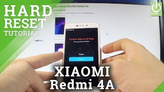 XIAOMI Redmi 4A Hard Reset  Bypass Screen Lock  MI Recovery [upl. by Kiran]