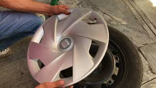 Como asegurar los tapones de las llantas de tu auto FACIL Y RÁPIDO¡ [upl. by Durr909]