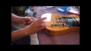 Warmoth Telecaster Build Part 10 [upl. by Eahsram]