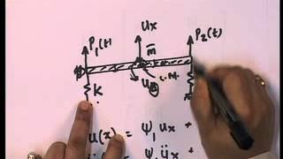 Mod01 Lec22 Equations of Motion for Multi Degree of Freedom Systems [upl. by Einhapets]