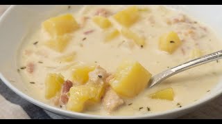 Easy New England Clam Chowder [upl. by Annirak]