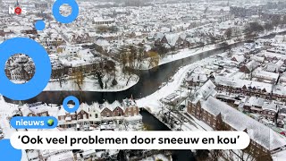 Zeldzame sneeuwdag van een dun laagje tot 30 centimeter [upl. by Lotsirhc]