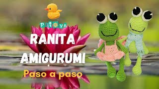 COMO TEJER UNA RANA A CROCHET  RANA AMIGURUMI  TUTORIAL RANA PASO A PASO [upl. by Zimmer294]