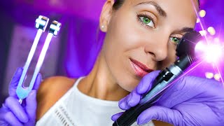 ASMR whispered Ear Cleaning Otoscope Exam for Sleep Personal Attention Roleplay [upl. by Eniroc386]