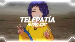 telepatía  kali uchis edit audio [upl. by Adoree]