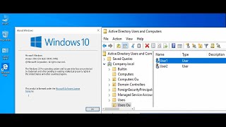 How To Installing Active Directory User And Computer On Windows 10 Management Console [upl. by Ailis]