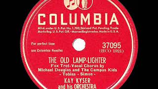 1946 HITS ARCHIVE The Old Lamplighter  Kay Kyser Mike Douglas vocal [upl. by Nomae410]