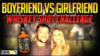 FIFA 14 BOYFRIEND vs GIRLFRIEND WHISKEY SHOT CHALLENGE [upl. by Anitsua]