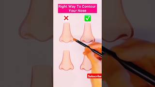 Right Way To Contour your Nose nosetutorial youtubeshorts viralvideo [upl. by Sallie]